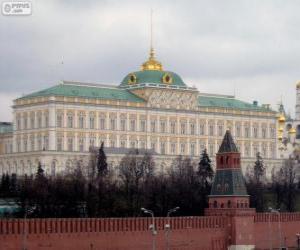 yapboz Büyük Kremlin Sarayı, Moscow, Rusya Federasyonu
